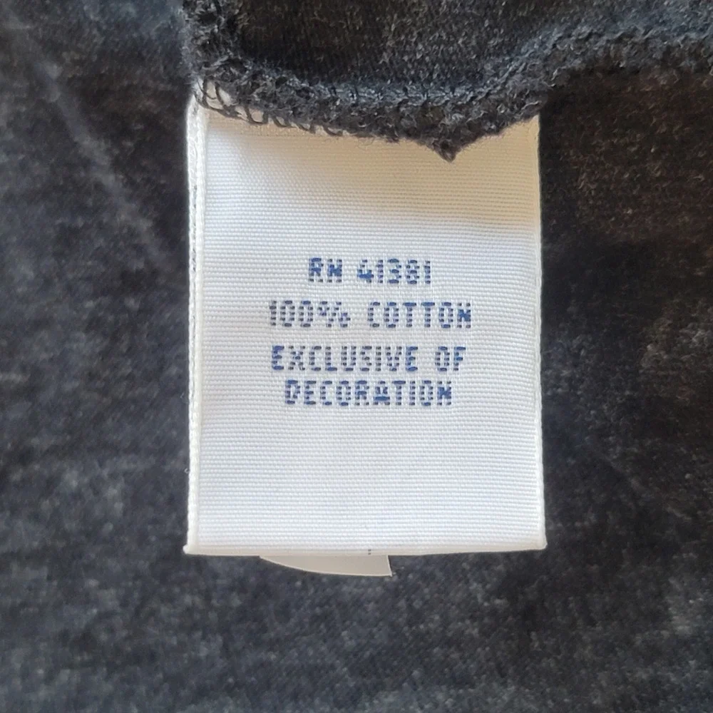 Polo Ralph Lauren T-Shirt Mens XL Gray V-Neck Long‎ Sleeve Cotton Pony Logo